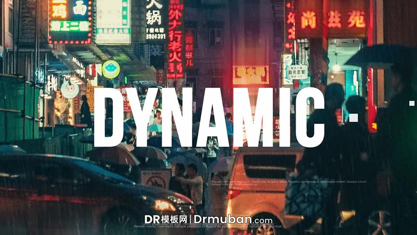 达芬奇模板 城市嘻哈短视频vlog开场视频DR模板下载-DR模板网
