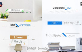 达芬奇标题模板 6个实用企业视频动态大标题DR模板下载
