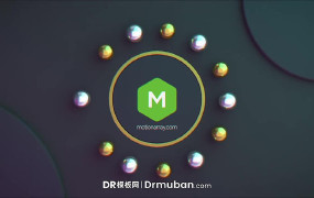 免费达芬奇模板 3D动态金属球时尚logo展示DR模板下载