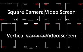 达芬奇模板 方形/立式摄像机屏幕短视频特效DR模板下载